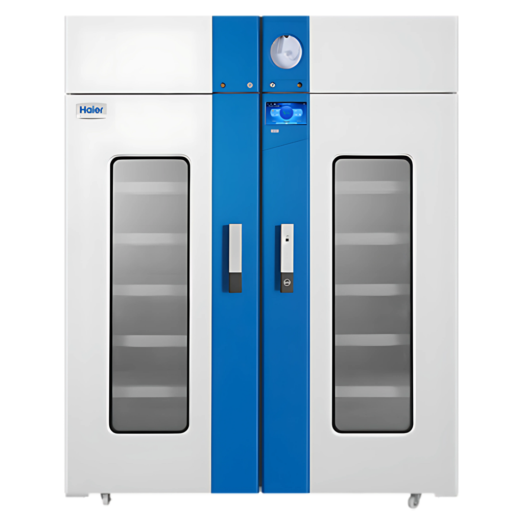 Refrigerador de Banco de Sangre HXC-1369T, 1369L, 624 Bolsas, 4±1°C, Pantalla Táctil LCD Haier