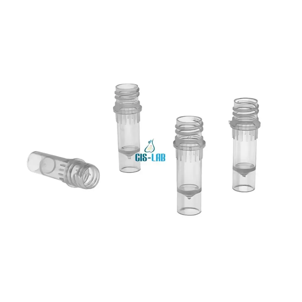 Criovial de Polipropileno No Estéril 1.5 ml con Fondo Cónico y Faldón biologix