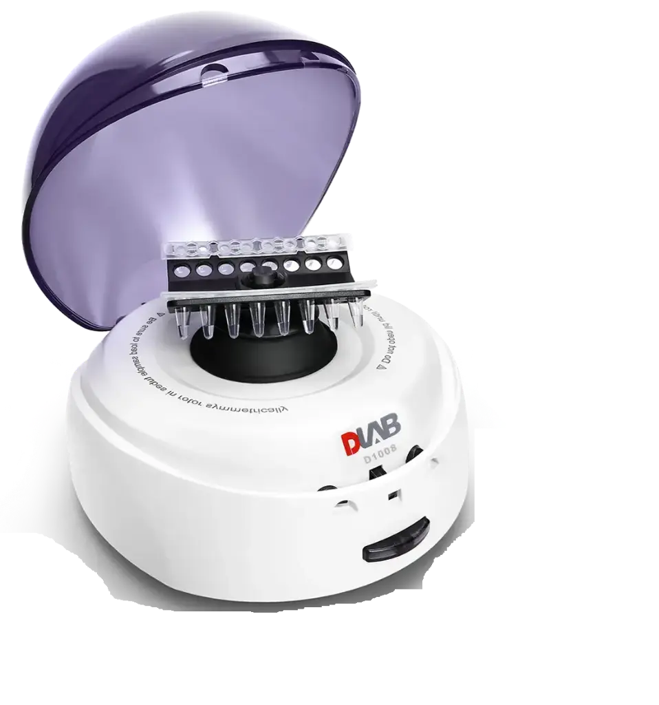 Microcentrífuga personal con rotor 1.5 ml y 2.0 ml, D-Lab