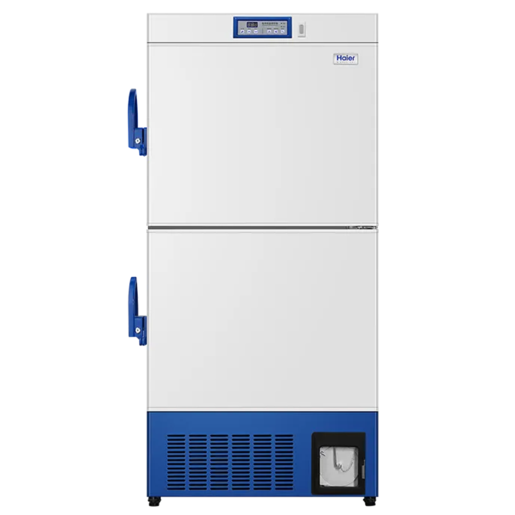 Congelador Biomédico Vertical -40°C, 531L, Doble Puerta, Control Digital, 220V 60Hz Haier