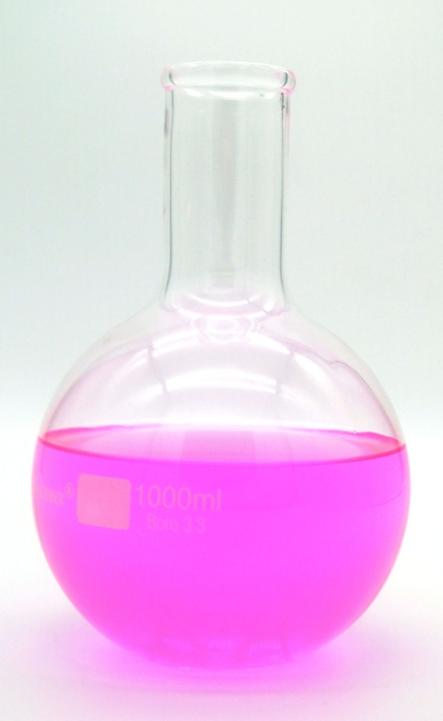 Matraz de ebullicion fondo plano 1L. Luzeren