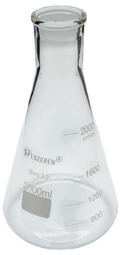 Matraz Erlenmeyer 2 L Ø 50 mm – Luzeren