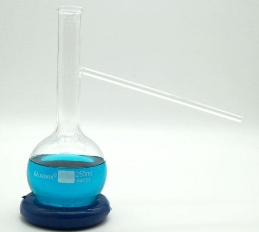 Matraz de destilación 250 mL borosilicato 3.3 – Luzeren