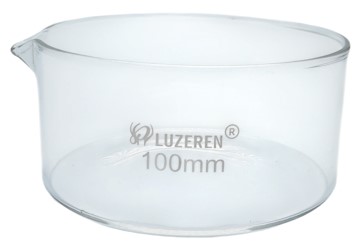 Cristalizador vidrio 100×50mm Luzeren Boro 3.3