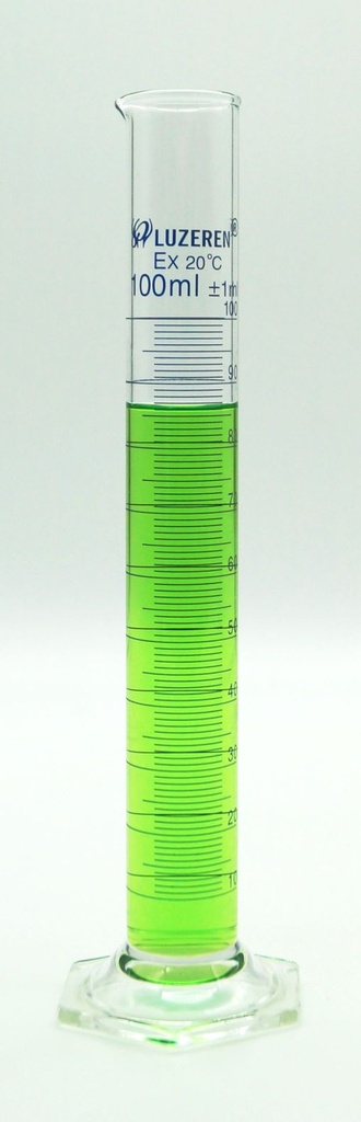 Probeta de vidrio clase B 100ml. Luzeren