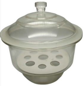Desecador de vidrio neutro claro 150mm. Luzeren