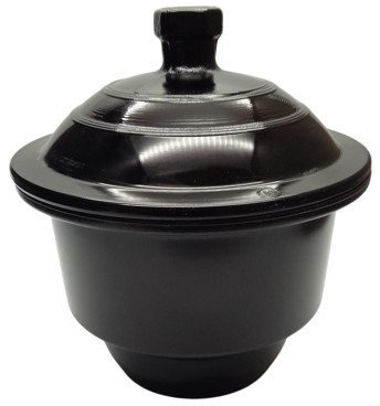 Desecador de vidrio ambar 300mm. Luzeren