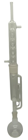 Aparato de extraccion con matraz fondo plano 500ml. Luzeren