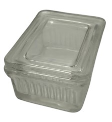 Caja de vidrio con tapa p/ 10 Portaobjetos Luzeren