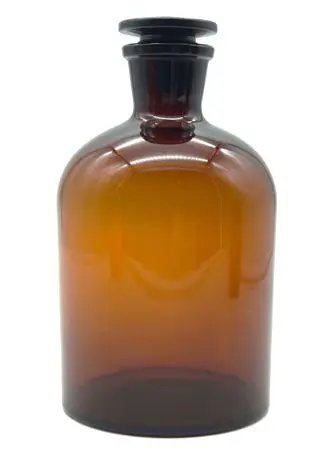 Frasco ámbar para reactivo 1 L, tapón esmerilado – Luzeren