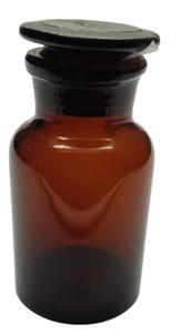 Frasco para reactivo ambar boca ancha 250ml. Luzeren