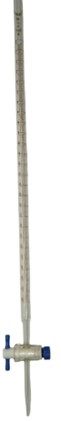 Bureta de vidrio Luzeren 50 mL Clase A llave PTFE