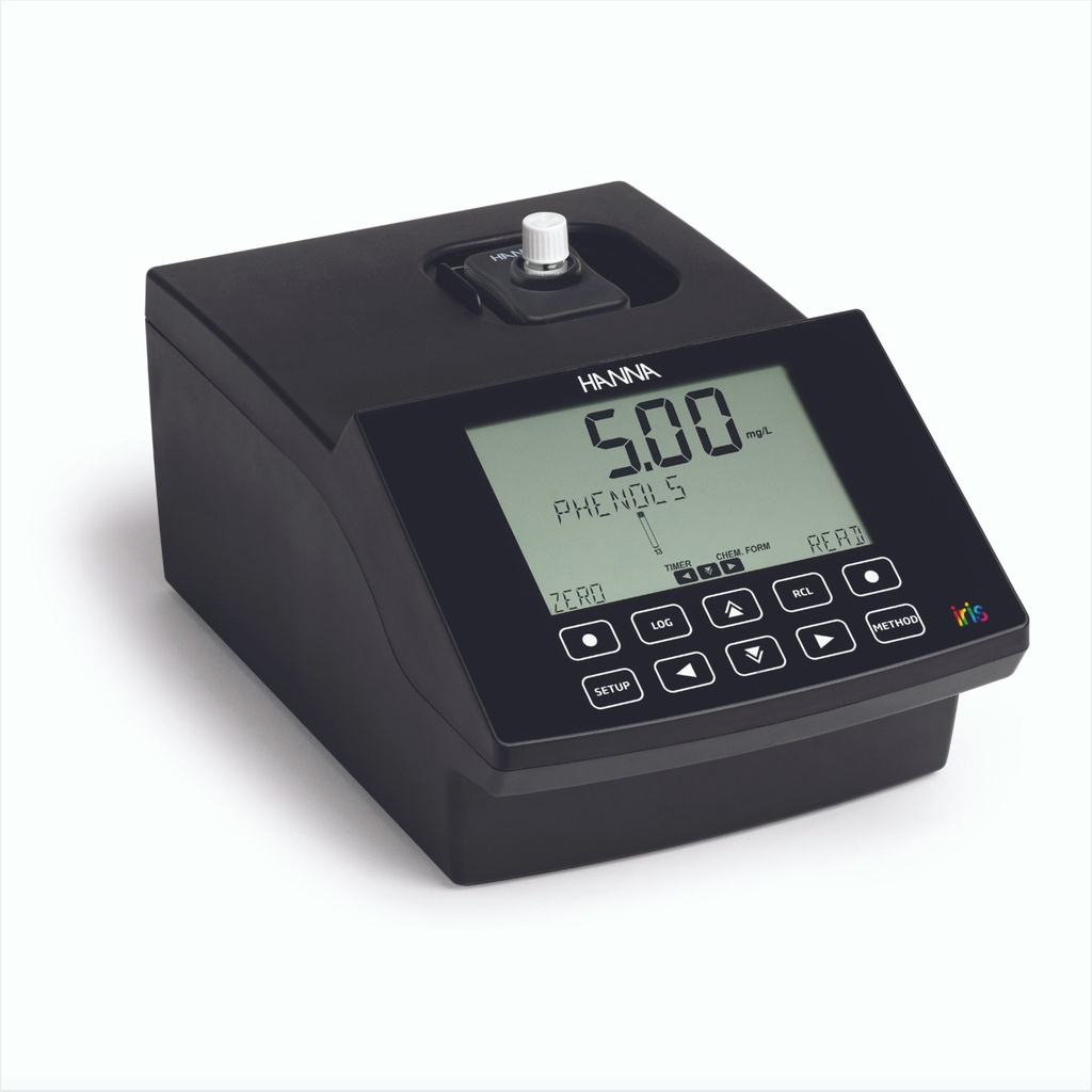 Espectrofotómetro de luz visible Iris con lector de código de barras, 115 VCA 