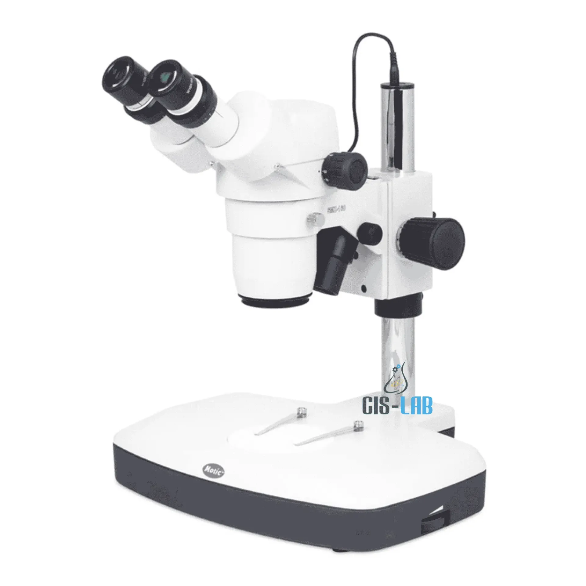 [1100200500451] Microscopio Estereoscópico Trinocular Sistema Óptico Greenough Zoom 0.75X a 5X Motic