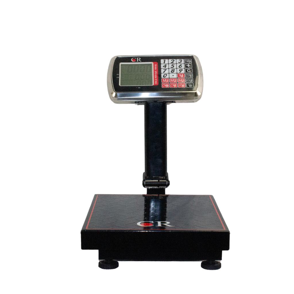 Báscula digital de plataforma. Capacidad de 80 kg. a 10 gr. - Noval