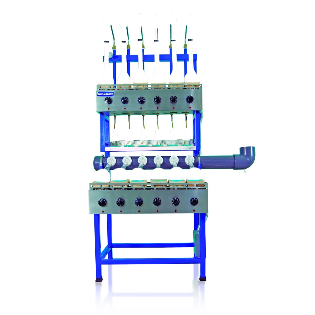 [NOVA-KJ12C] kjeldahl 12 unidades combinado - novatech