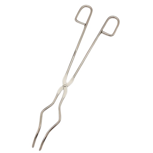 [LUZ-1660] Pinzas para crisol 300 mm – Acero niquelado Ø5 mm (Luzeren)