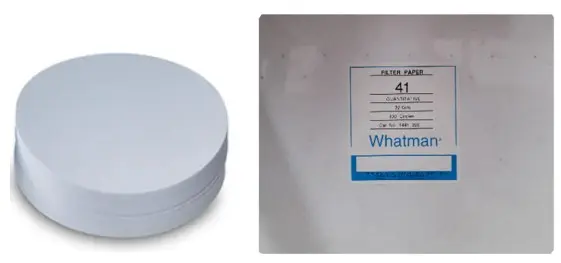 [1441-320] papel filtro # 41 de 32cm, 100/paq. whatman