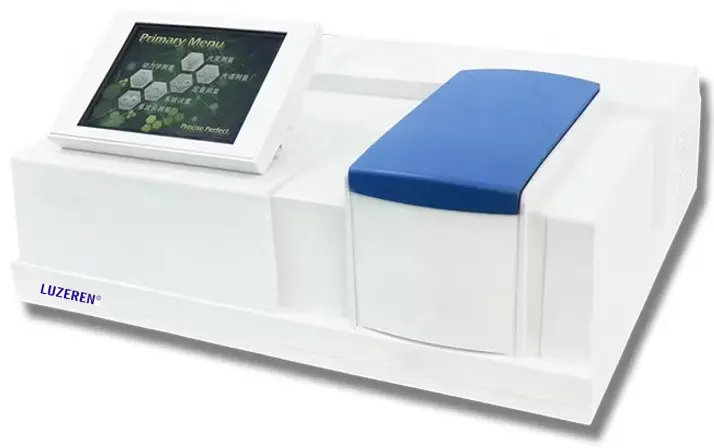 [LUZ-1134] Espectrofotómetro UV-Vis de doble haz 190–1100 nm, táctil 8” – Luzeren