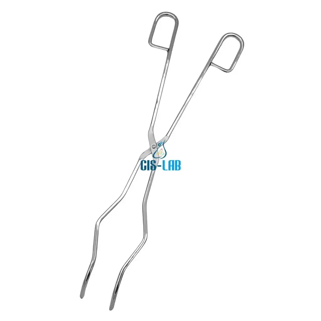 [LUZ-1661] Pinzas para crisol 400 mm – Acero niquelado Ø5 mm (Luzeren)