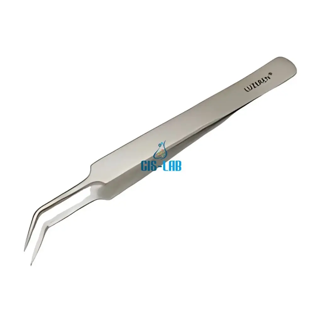 [LUZ-1654] Pinza de disección 105 mm punta curva ultra aguda – Inox (Luzeren)