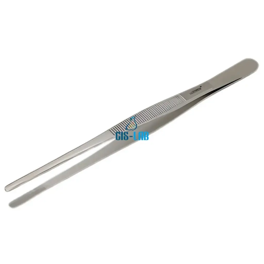 Pinza de disección 200 mm recta con estrías – Inox (Luzeren)