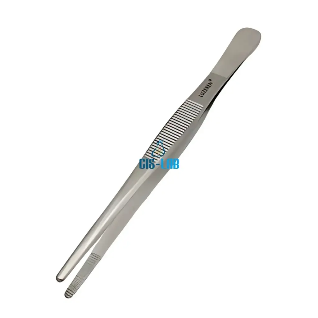 [LUZ-1644] Pinza de disección recta 145 mm con estrías – Inox (Luzeren)