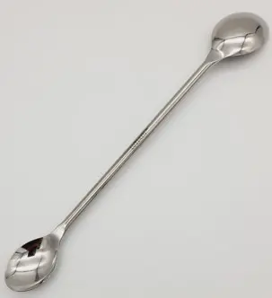 [LUZ-1643] Cuchara doble acero inoxidable 180mm cabezales Luzeren