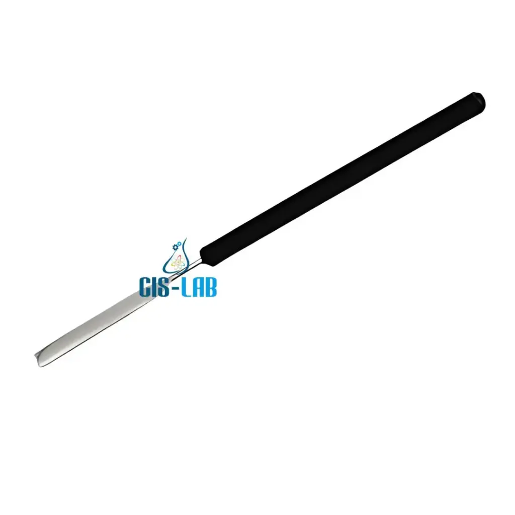 [LUZ-1634] Microespátula SS 160 mm mango de PVC – Luzeren
