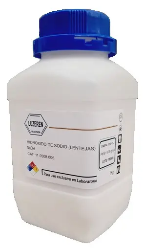 [50.0025.005] Hidroxido de sodio lentejas 500g Luzeren