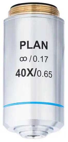 Objetivo planacromático infinito 40X/0.65 – Luzeren