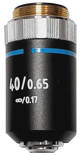 Objetivo acromático infinito 40X/0.65 – Luzeren