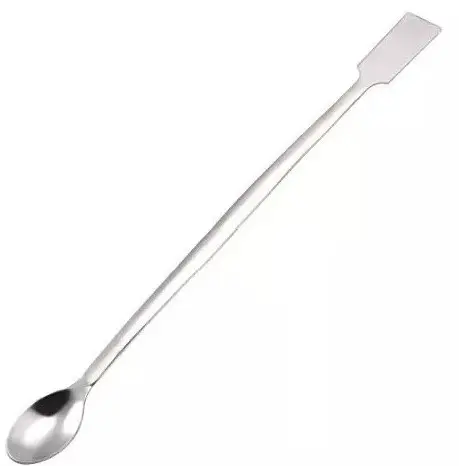 [LUZ-1615] Cuchara espátula acero inoxidable 230mm doble función Luzeren