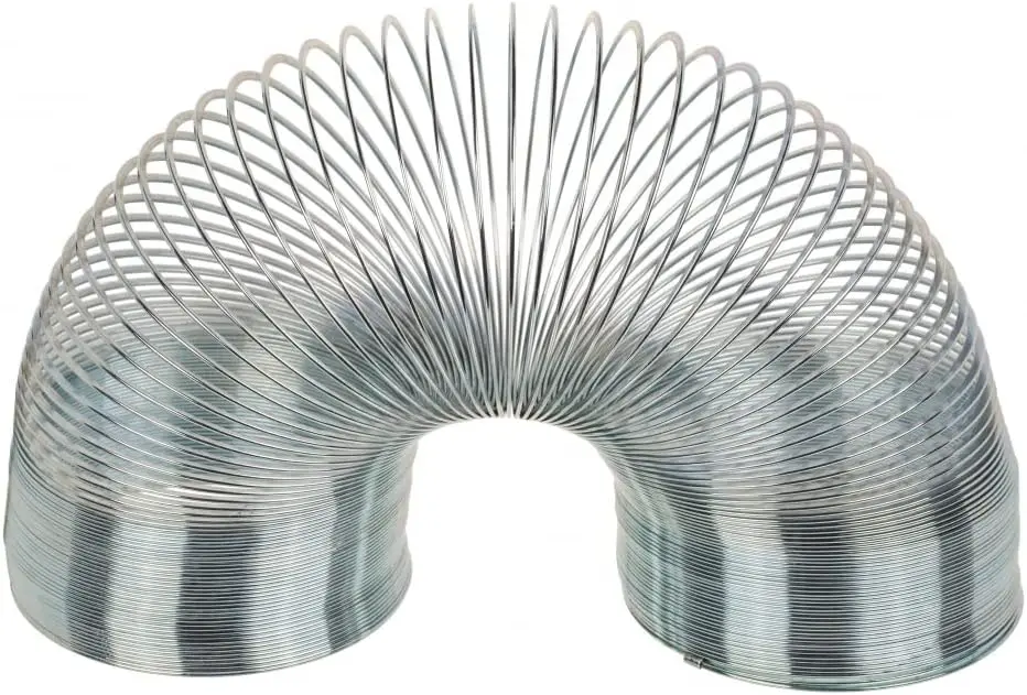 Resorte Slinky metálico para demostración – Luzeren