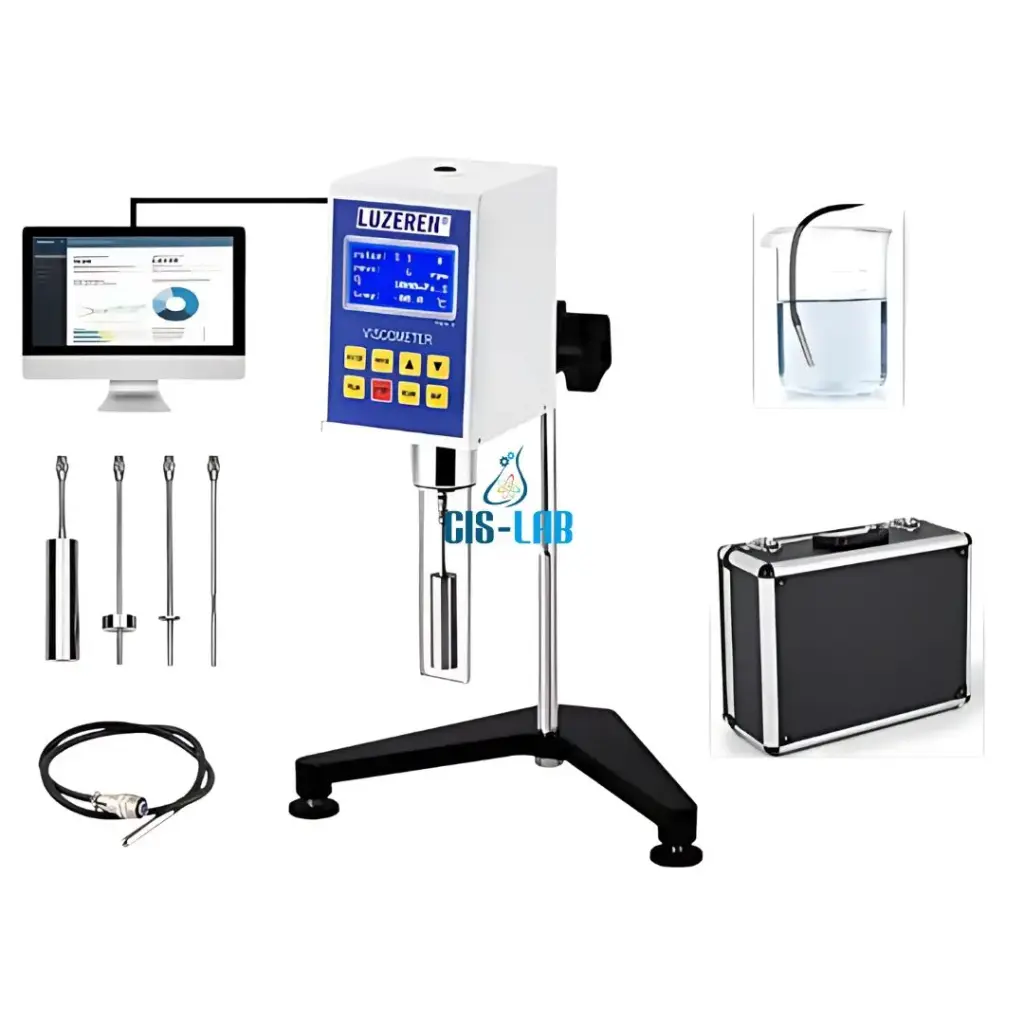 Viscosímetro rotatorio digital avanzado 10–6,000,000 mPa·s – Luzeren