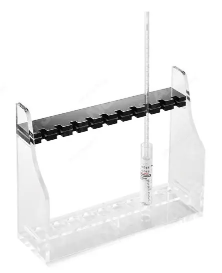 [LUZ-21092] Gradilla acrílica 10 tubos Wintrobe (ESR)