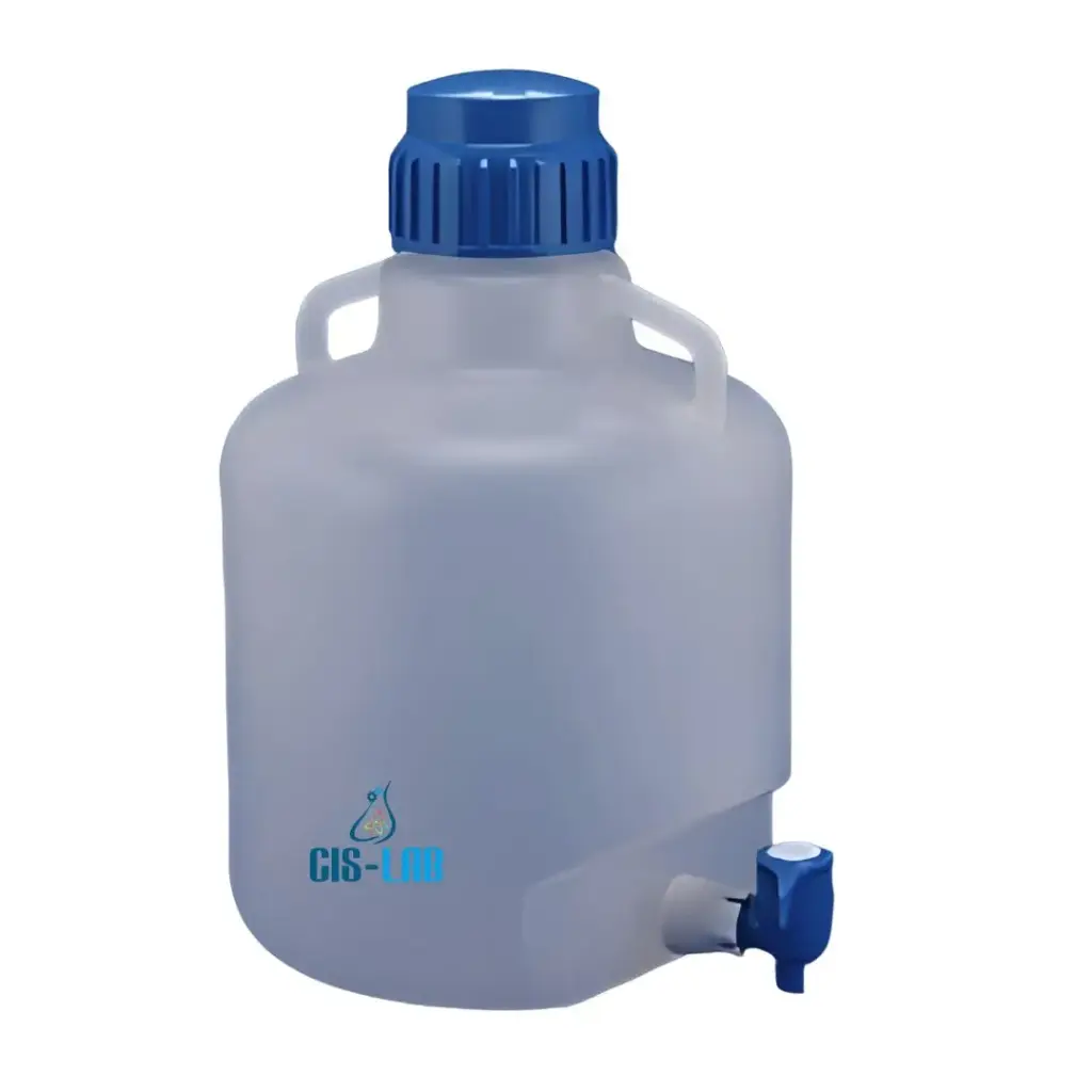 Garrafón PP 10 L con llave y asas – dispensado fácil