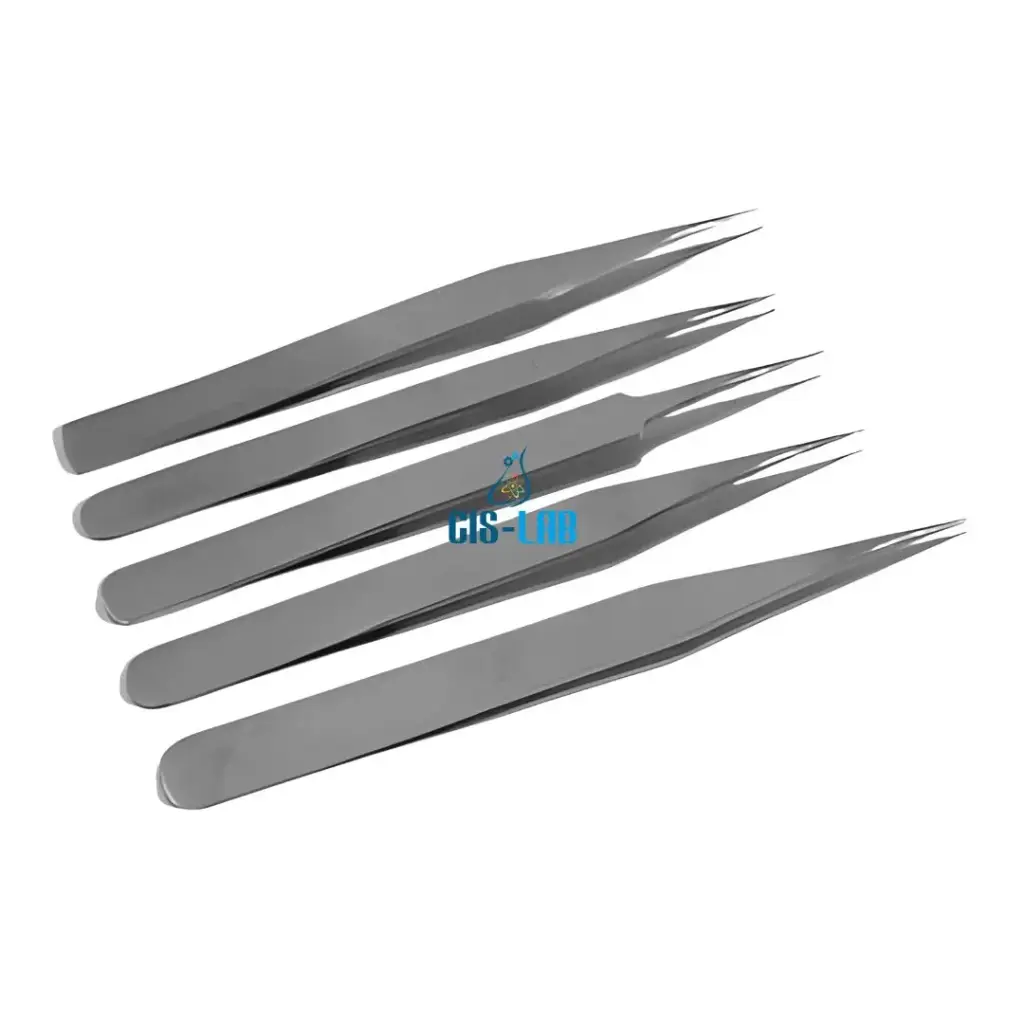 [LUZ-5026] Set 5 pinzas ultrafinas Swiss-type 125 mm – Luzeren