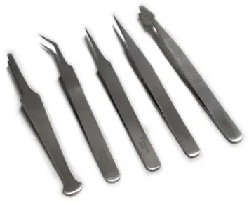 Juego De 5 Pinzas De Diseccion Luzeren