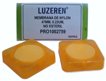 [LUZ-2759] Membrana nylon hidrofílica 0.22 µm Ø47 mm (100 pzas) – Luzeren