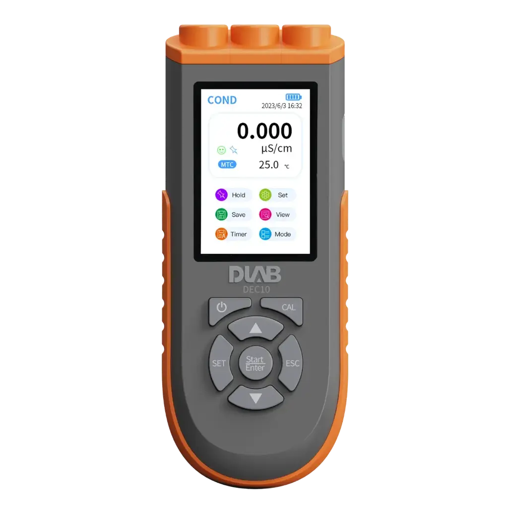 [DEC10] Conductivímetro Portátil Multiparamétrico con Pantalla a Color, LDS