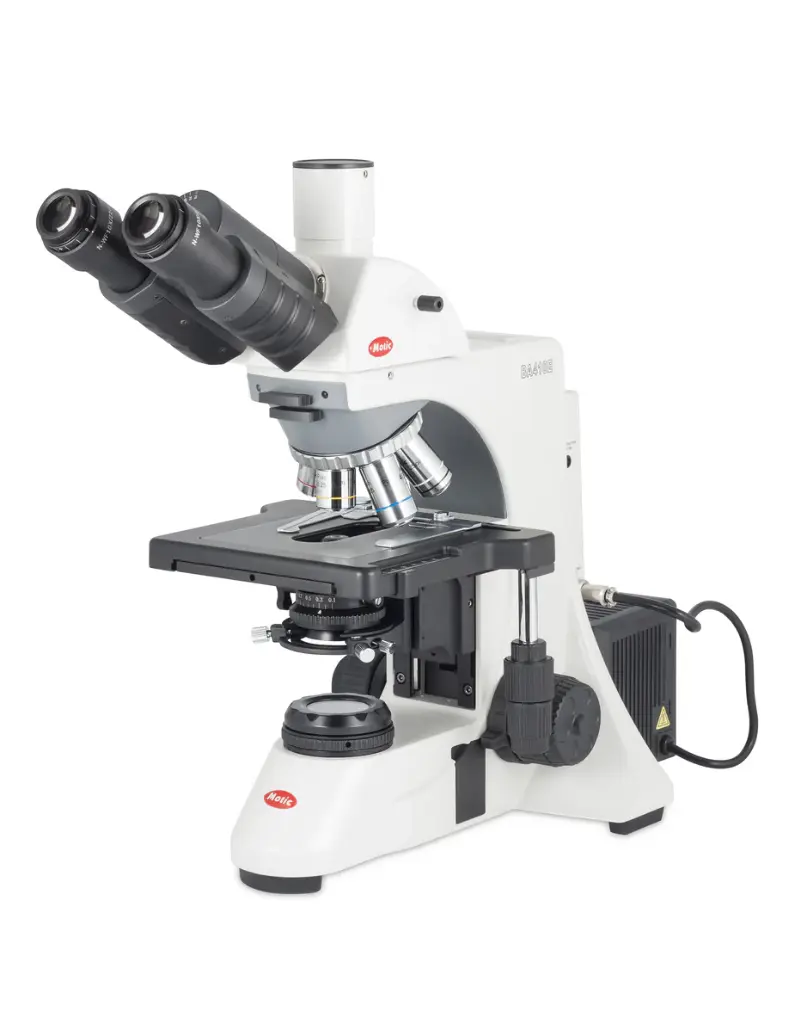 [MC1100100404311] Microscopio Triocular de Investigación con Óptica Infinita BA410E-LED, MOTIC