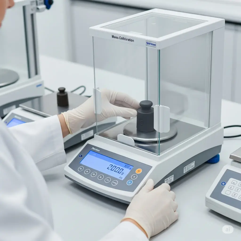 Calibración de Pesas Patrón Individuales de 1kg a 10kg (Clase M1, M2, M3)