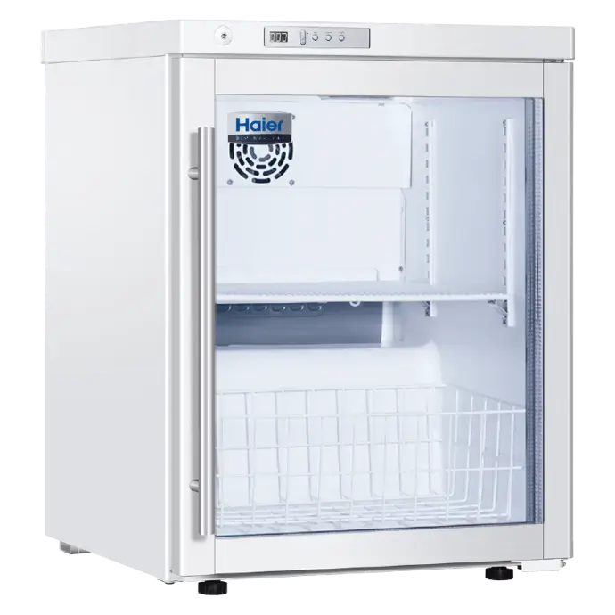 [HYC-68A] Refrigerador farmacéutico bajo mostrador 68 L 2–8 °C puerta de vidrio HYC-68A – Haier Biomedical