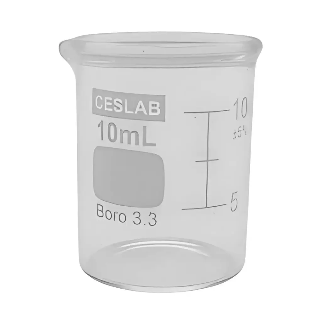 [CES-1200.100.02] Vaso de precipitado forma baja 10ml