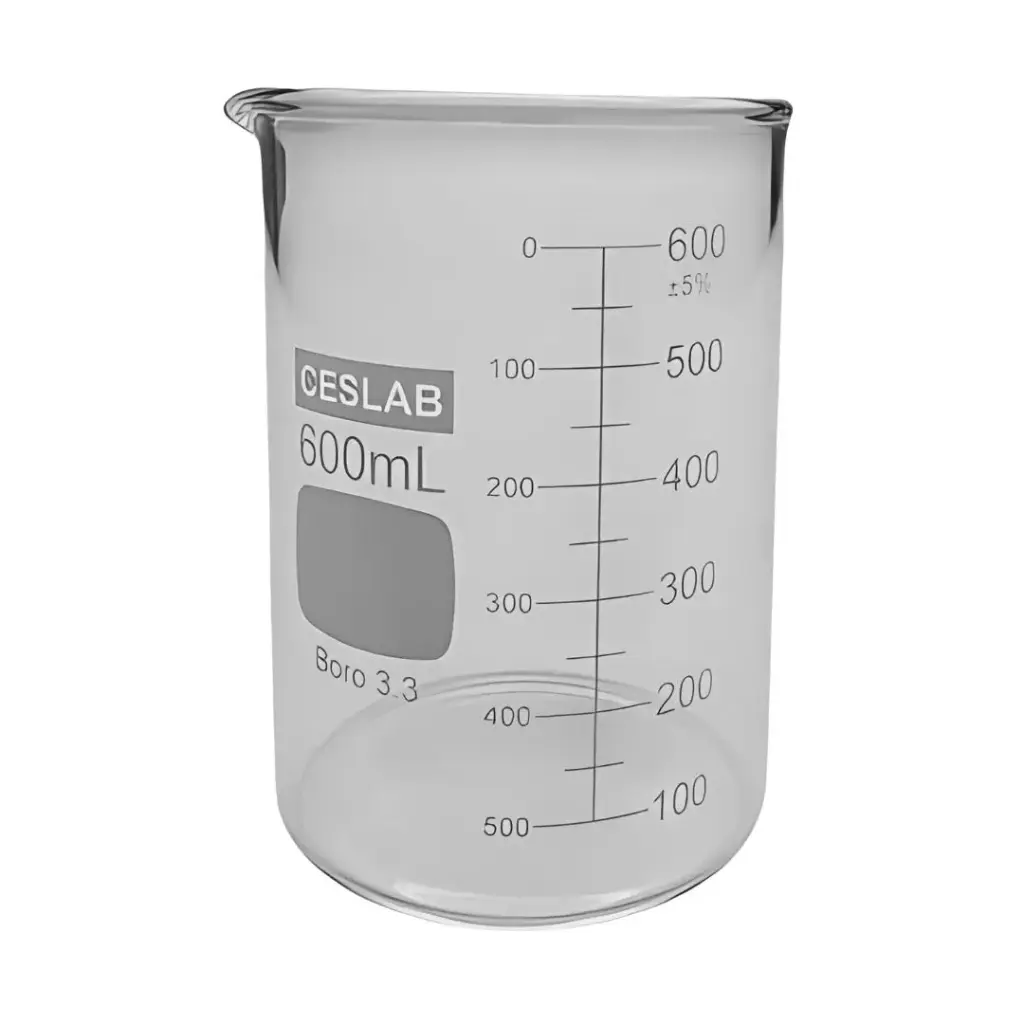 [CES-1200.100.10] Vaso de precipitado forma baja 600ml