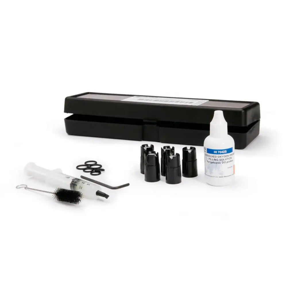 Kit mantenimiento de sonda: HI7042S electrol p/OD, o-ring p/OD(5), cepillo, o-ring(5) y jeringa c/grasa