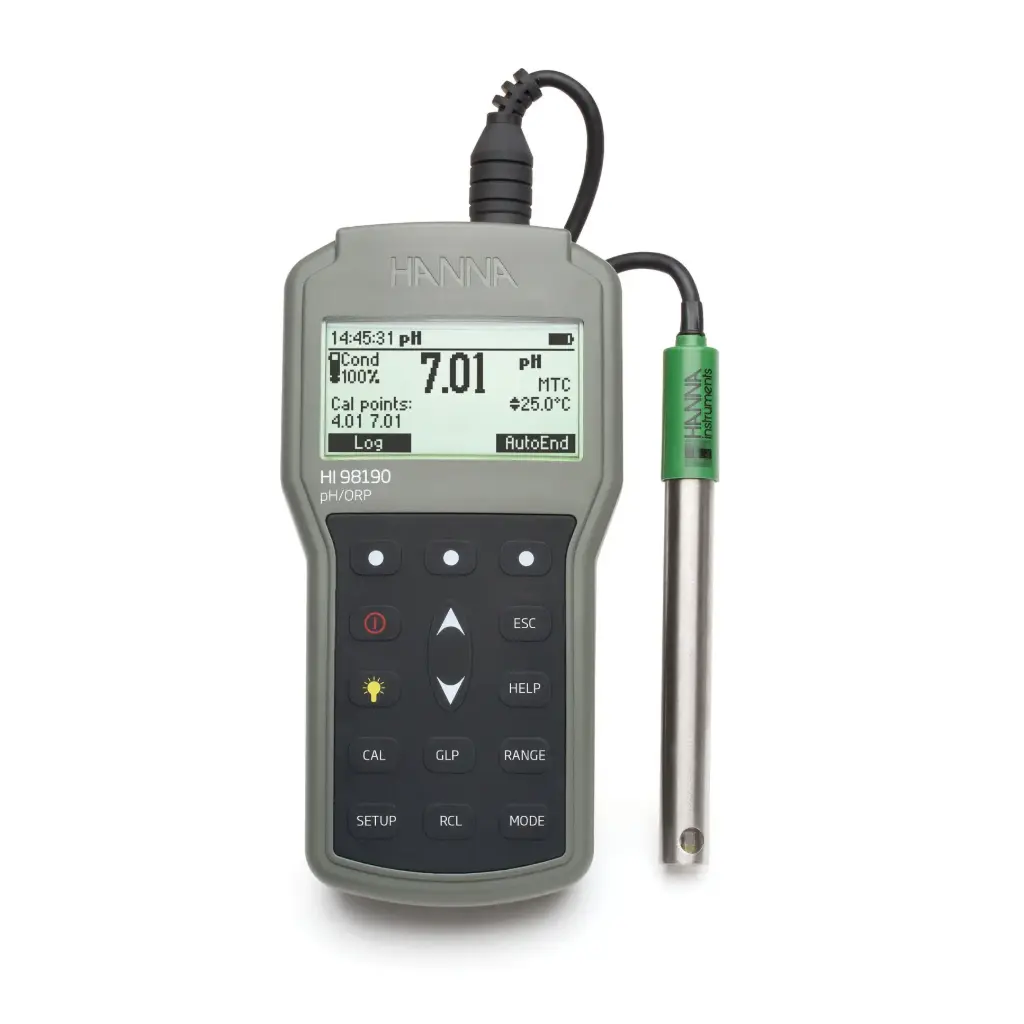 Medidor profesional de pH/ORP a prueba de agua