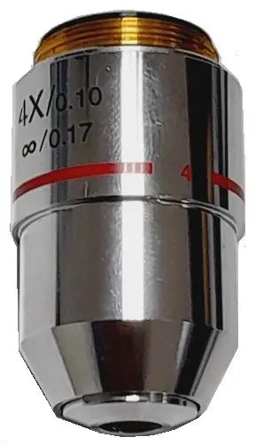 [LUZ-1407] Objetivo acromático 4X/0.10 – Luzeren