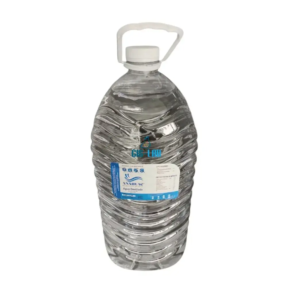 Agua Bidestilada Botella 10Lts - Anahuac Tech 